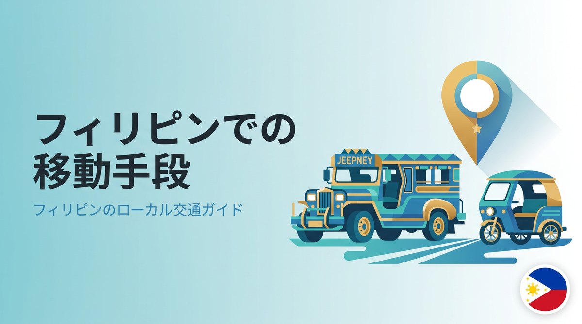 フィリピンでの移動手段のアイキャッチ